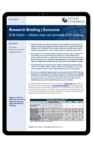 Eurozone | ECB Watch – inflation risks will dominate ECB meeting