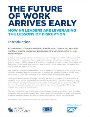 The future of work arrives early: How HR leaders are leveraging the lessons of disruption