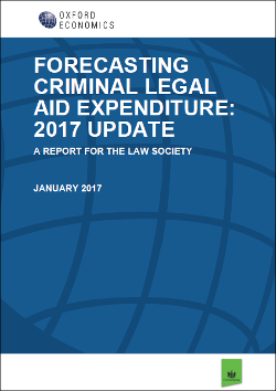 Forecasting criminal Legal Aid expenditure: 2017 update