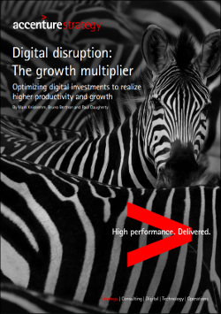 Digital disruption: The growth multiplier