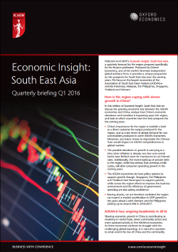 ICAEW Economic Insight: South East Asia, Q1 2016