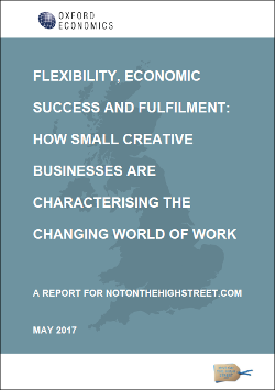 Flexibility, economic success and fulfilment: how small creative businesses are characterising the changing world of work