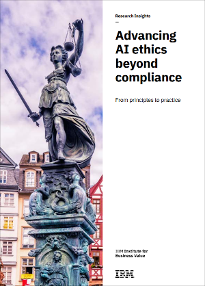 Advancing AI Ethics beyond compliance