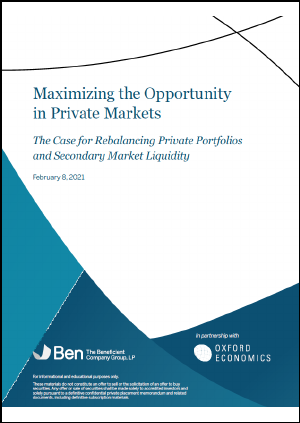 Maximizing the Opportunity in Private Markets