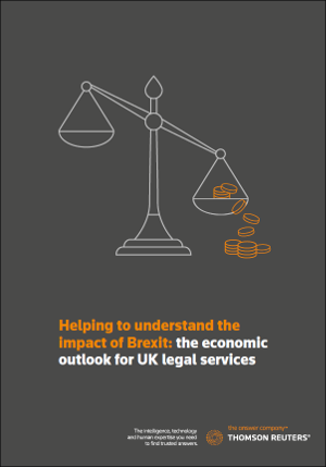 Helping to understand the impact of Brexit: The economic outlook for UK legal services