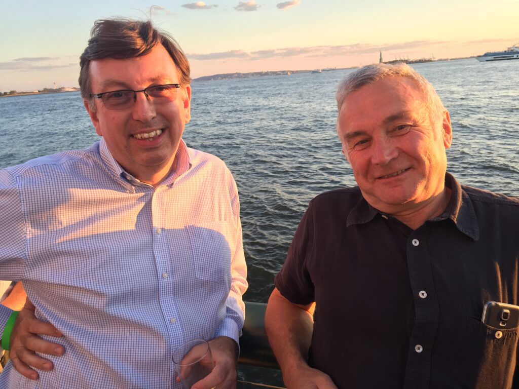 Adrian Cooper, CEO of Oxford Economics and John Walker, Chairman of Oxford Economics, 2015